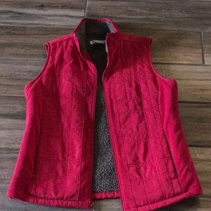 Columbia Sherpa Lined Vest S EUC